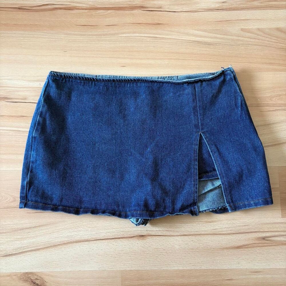 Vintage Y2K Windsor Denim Mini Skort size S